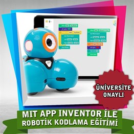 Üniversite OnaylıMIT App Inventor ile Robotik Kodlama Eğitimi Sertifikası
