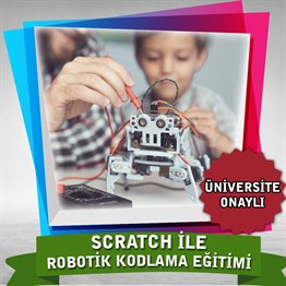 Üniversite OnaylıScratch ile Robotik Kodlama Eğitimi Sertifikası